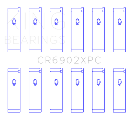 King Engine Bearings Nissan VQ35HR/VQ37VHR/VR30DTT (Size +.026) pMaxKote Rod Bearing Set