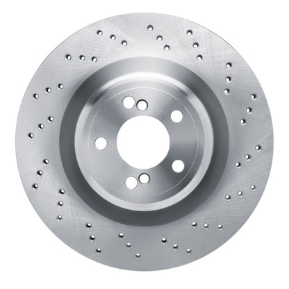 DFC 15-19 BMW X5 Right Rear Drilled Brake Rotor