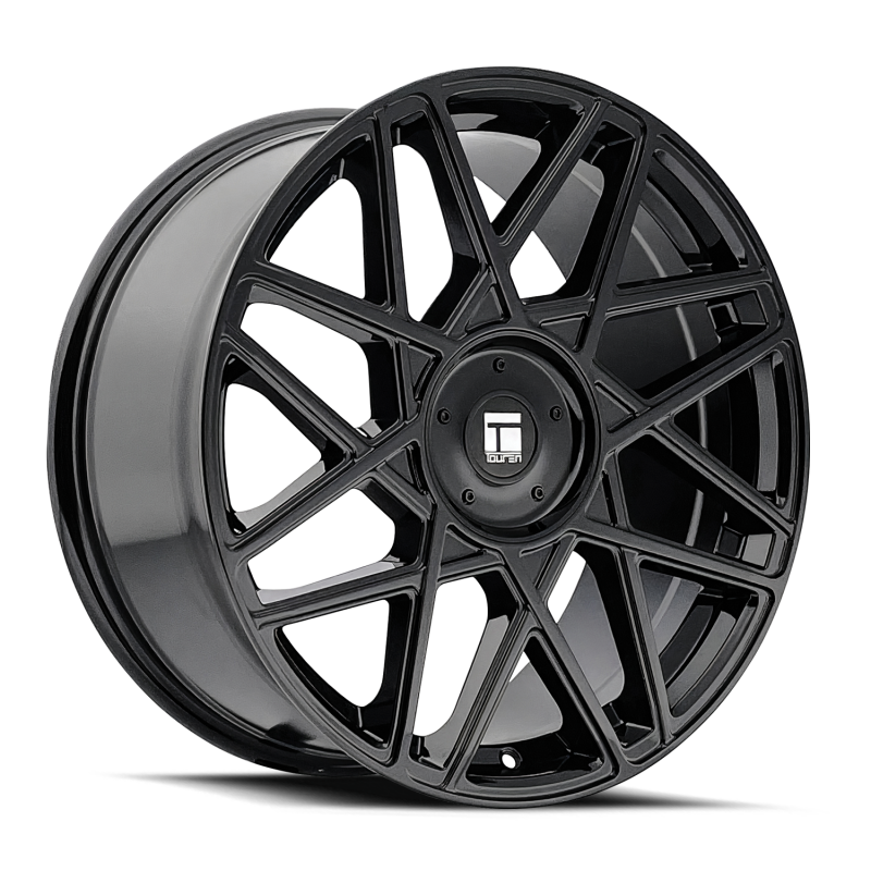 Touren 3266 TR66 20x9 / 5x108/114.3 BP / 35mm Offset / 72.62mm Hub Gloss Black Wheel