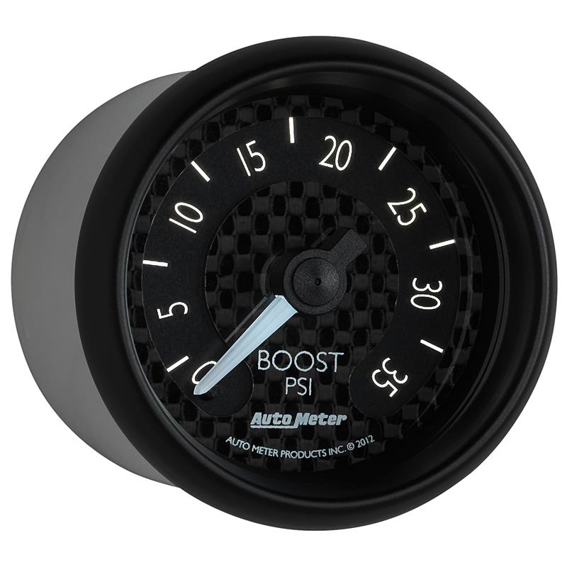 Autometer GT Series 52mm Mechanical 0-35 psi Boost Gauge