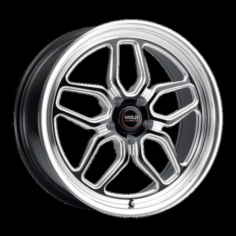 Weld S107 20X9 Laguna 5X120 ET29 BS6.125 Gloss Black MIL Dia 72.56