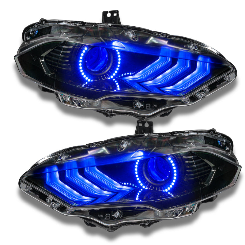 ORACLE Lighting Oracle 18-21 Ford Mustang Dynamic DRL w/ Halo Kit & Sequential Turn Signal - ColorSHIFT