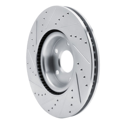 R1 Concepts R1 20-25 Ford Escape Front Right Drilled & Slotted Silver Brake Rotor