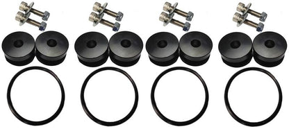 Torque Solution Billet Bumper Quick Release Kit Combo (Black): Universal