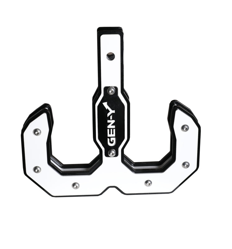 GEN-Y Hitch Gen-Y Hulk 2.0 16K Tow Hook 2in Shank - Black/White