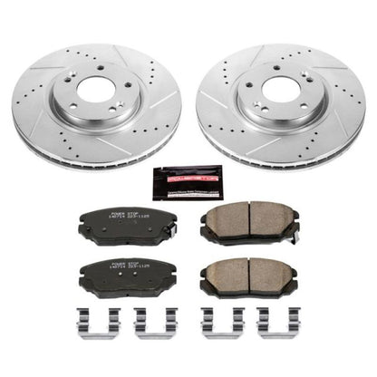 PowerStop Power Stop 06-11 Hyundai Azera Front Z23 Evolution Sport Brake Kit