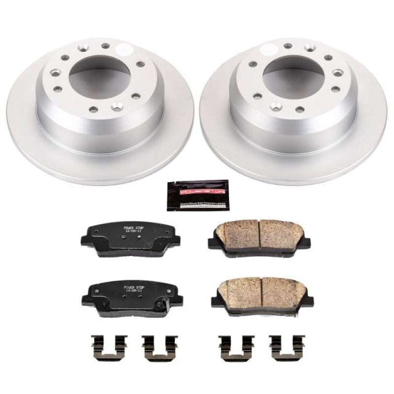 PowerStop Power Stop 07-08 Hyundai Entourage Rear Z17 Evolution Geomet Coated Brake Kit