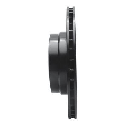 R1 Concepts R1 07-19 BMW X6 Rear Right Drilled & Slotted Black Brake Rotor
