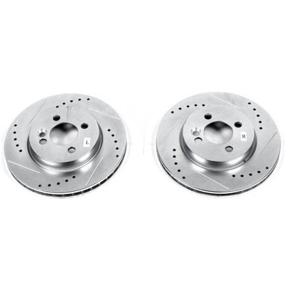 PowerStop Power Stop 07-16 Mini Cooper Front Evolution Drilled & Slotted Rotors - Pair