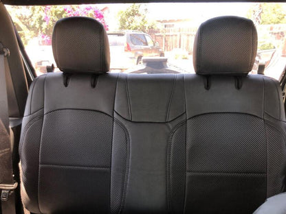 PRP Seats PRP Jeep Wrangler JL Rear Bench Covers - 2 door - Black/Orange