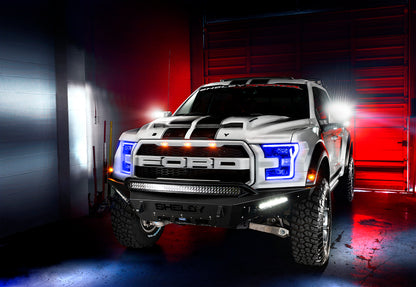 ORACLE Lighting Oracle 15-17 Ford F-150 Headlight DRL Upgrade Kit - ColorSHIFT w/ Simple Controller