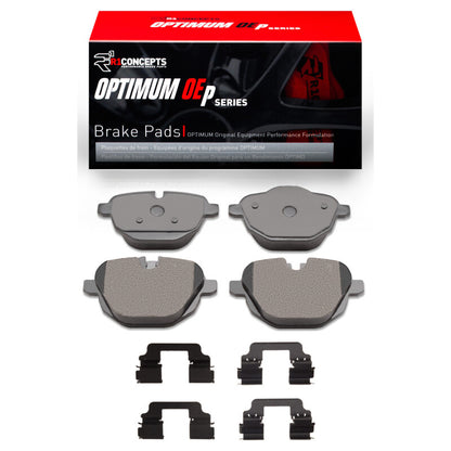 R1 Concepts R1 2011-2025 BMW 520i (Latin America) Rear R1 Optimum OE Pads & Hardware Kit
