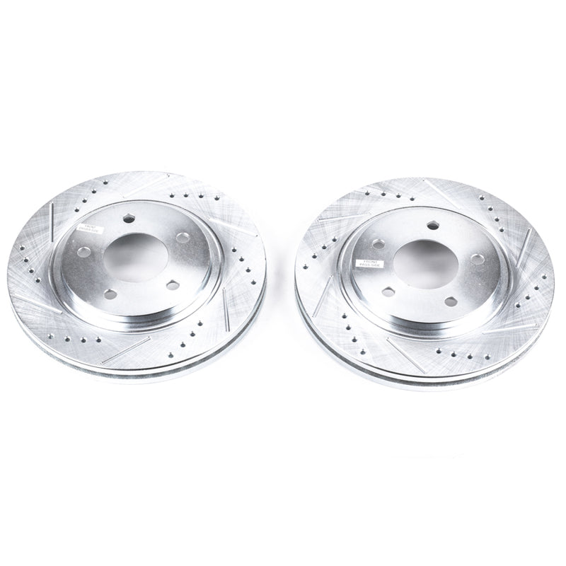 PowerStop Power Stop 95-96 Buick Regal Front Evolution Drilled & Slotted Rotors - Pair