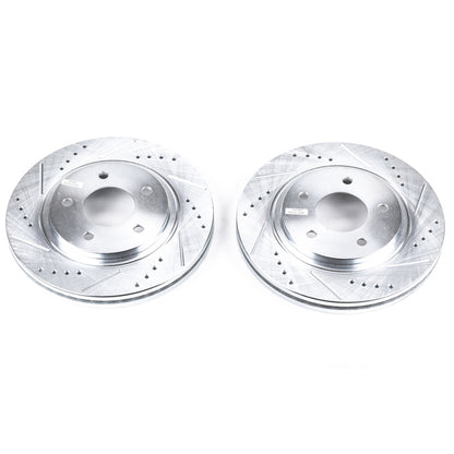PowerStop Power Stop 95-96 Buick Regal Front Evolution Drilled & Slotted Rotors - Pair