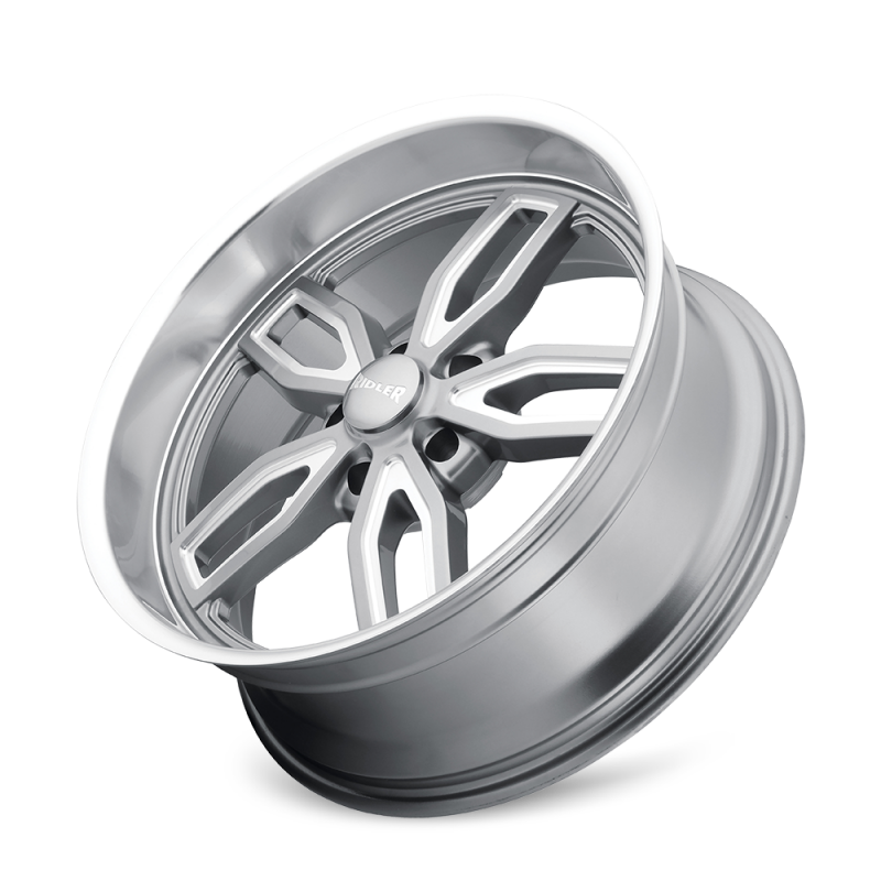 Ridler Wheels Ridler 608 18x9 / 5x127 BP / 0mm Offset / 78.3mm Hub Gloss Grey Milled Wheel