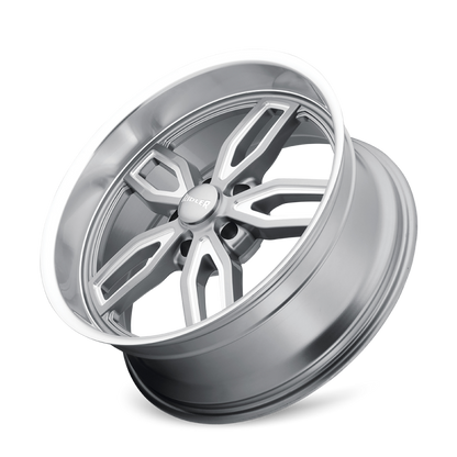 Ridler Wheels Ridler 608 18x9 / 5x127 BP / 0mm Offset / 78.3mm Hub Gloss Grey Milled Wheel