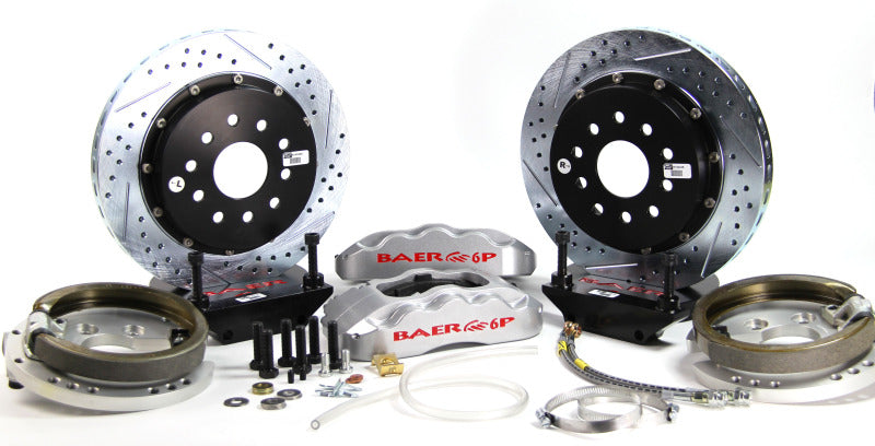 Baer Brakes Detroit Speed C6/DSE Rear Floater 14in Pro+ Rear Brake Kit - Silver