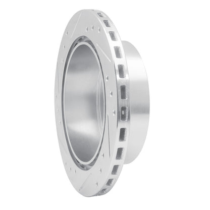 R1 Concepts R1 91-99 Dodge STEALTH Rear Right Drilled & Slotted Silver Brake Rotor