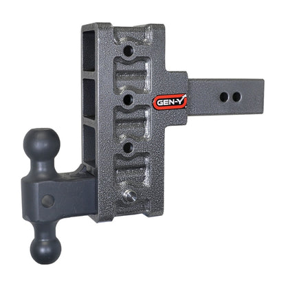 GEN-Y Hitch Gen-Y Mega Duty 2.5in Shank 6in Offset Drop 3K TW 21K Hitch w/GH-061 Dual-Ball