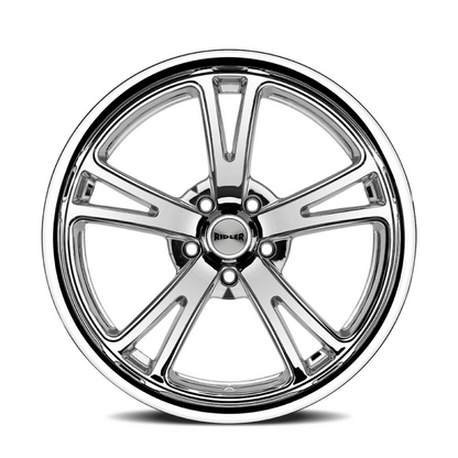 Ridler Wheels Ridler 606 20x8.5 / 5x127 BP / 0mm Offset / 83.82mm Hub Chrome Wheel