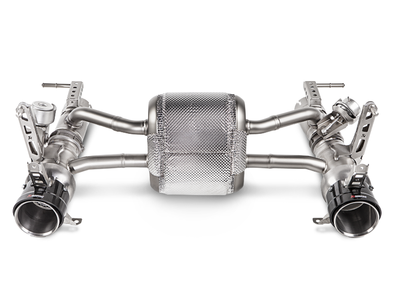 Akrapovic Akrapovic 16-17 Ferrari 488 GTB/488 Spyder Slip-On Line (Titanium) w/ Carbon Tips