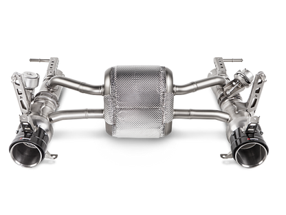 Akrapovic Akrapovic 16-17 Ferrari 488 GTB/488 Spyder Slip-On Line (Titanium) w/ Carbon Tips