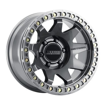 Method Wheels Method MR108 17x9 -44mm Offset 6x5.5 106.25mm CB Gloss Titanium w/BH-H24125-38 Wheel