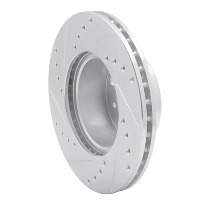 R1 Concepts R1 76-77 BMW 320I (USA/Canada) Front Right Drilled & Slotted Silver Brake Rotor