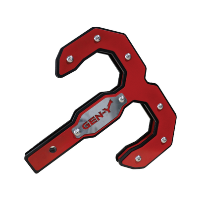 GEN-Y Hitch Gen-Y Hulk 2.5 21K Tow Hook 2.5in Shank - Black/Red