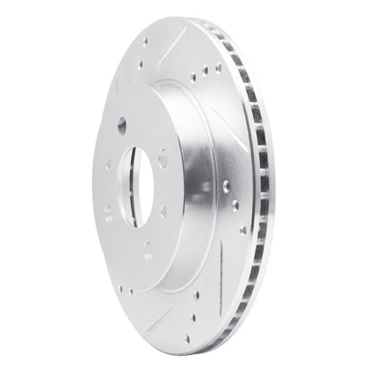 R1 Concepts R1 91-02 Saturn SC Front Left Drilled & Slotted Silver Brake Rotor