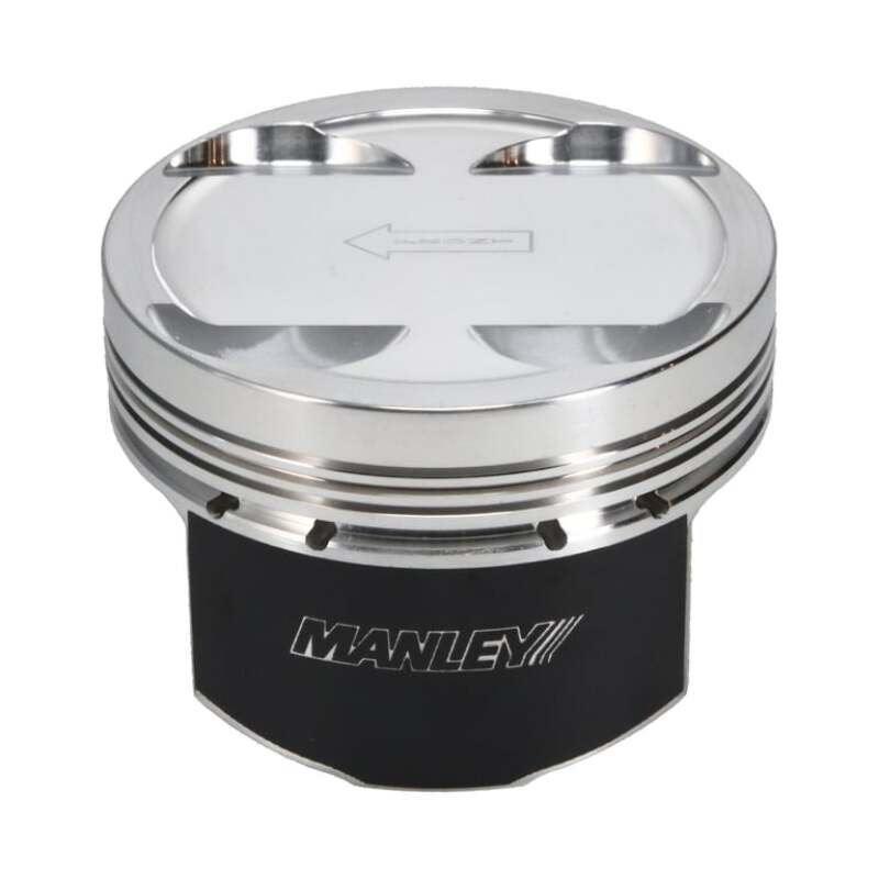 Manley Performance Manley 03-06 EVO VIII/IX 85.5mm-Bore +0.5mm Over Size-10.0/10.5 CR Dish Piston Set with Rings