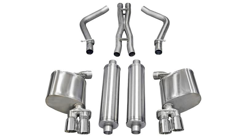 CORSA Performance Corsa 2011-2013 Dodge Charger R/T 5.7L V8 Polished Sport Cat-Back Exhaust