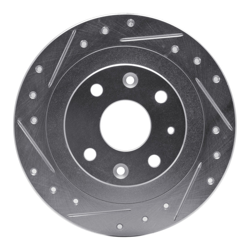 R1 Concepts R1 13-17 Suzuki SWIFT (Mexico) Rear Left Drilled & Slotted Silver Brake Rotor