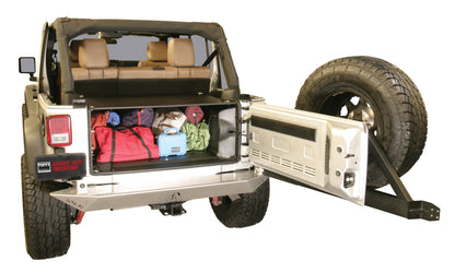 Tuffy Products Tuffy Jk Unlimited Tailgate Enclosure- Black For 2011+