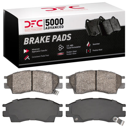 DFC 88-90 Mitsubishi Galant Front 5000 Advanced Semi Metallic Brake Pads