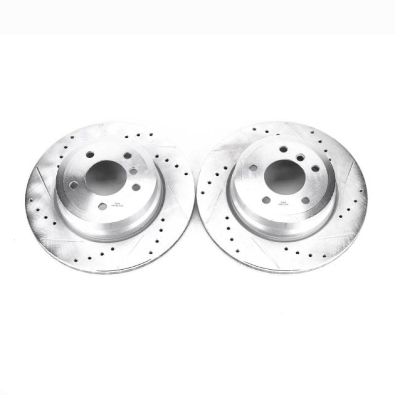 PowerStop Power Stop 08-13 BMW 135i Rear Evolution Drilled & Slotted Rotors - Pair