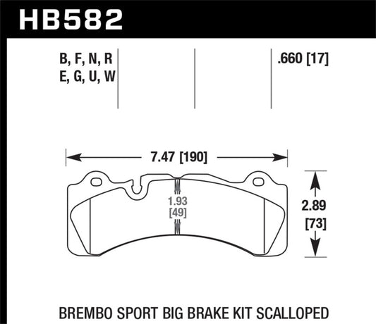 Hawk Performance Hawk Brembo Caliper HPS 5.0 Performance Street Brake Pads