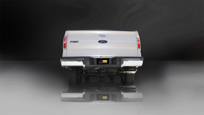 CORSA Performance Corsa 2011-2014 -13 Ford F-150 EcoBoost 3.5L V6 Polished Sport Cat-Back Exhaust