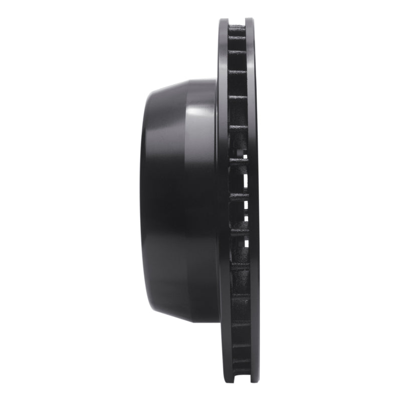 R1 Concepts R1 00-14 Cadillac Escalade ESV Rear Right Drilled & Slotted Black Brake Rotor