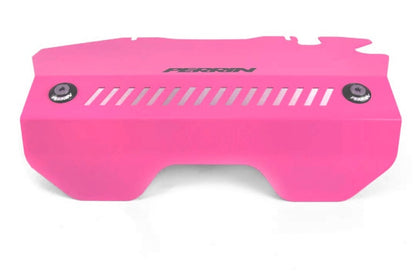 Perrin Performance PERRIN 15-21 Subaru WRX Pulley Cover - Hyper Pink