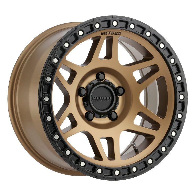 Method Wheels Method MR312 17x8.5 0mm Offset 5x5 71.5mm CB Method Bronze/Black Street Loc Wheel