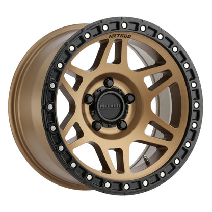 Method Wheels Method MR312 17x8.5 0mm Offset 5x150 110.5mm CB Method Bronze/Black Street Loc Wheel