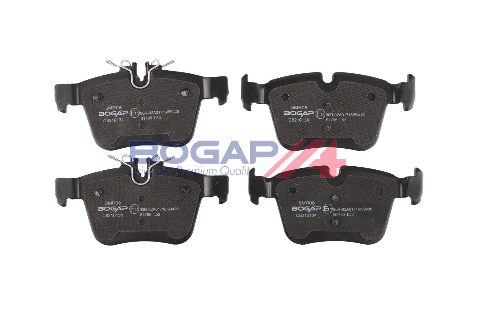 BOGAP C8210134 Brake Pad Set, Disc Brake