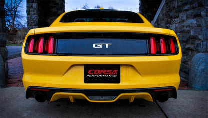 CORSA Performance Corsa 2015-2017 Ford Mustang GT 5.0 3in Axle Back Exhaust Black Dual 4.5in Tip Sport