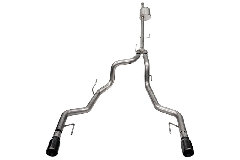 CORSA Performance Corsa 2022-2025 Ford F-150 SuperCrew/5.5ft Bed 5.0L V8 Sport Cat-Back Dual Rear Exit-Black PVD