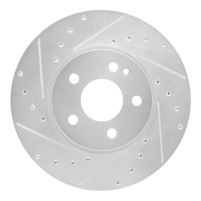 R1 Concepts R1 16-23 Mercedes-Benz Viano (Mexico) Front Left Drilled & Slotted Silver Brake Rotor