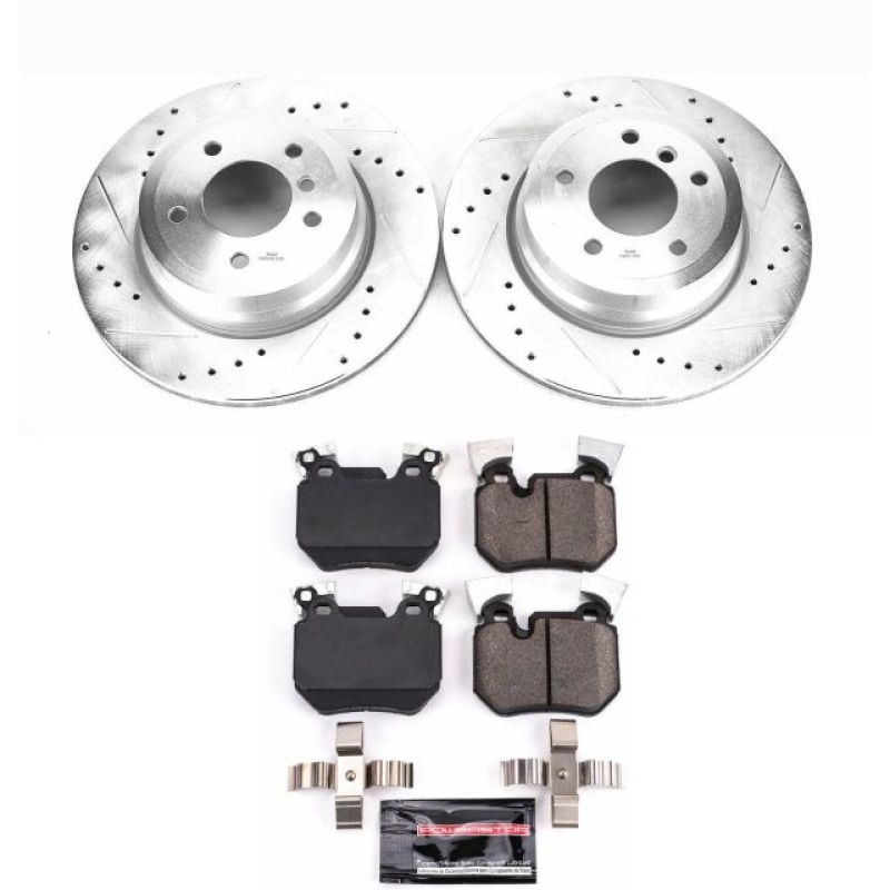 PowerStop Power Stop 08-10 BMW 135i Rear Z23 Evolution Sport Brake Kit