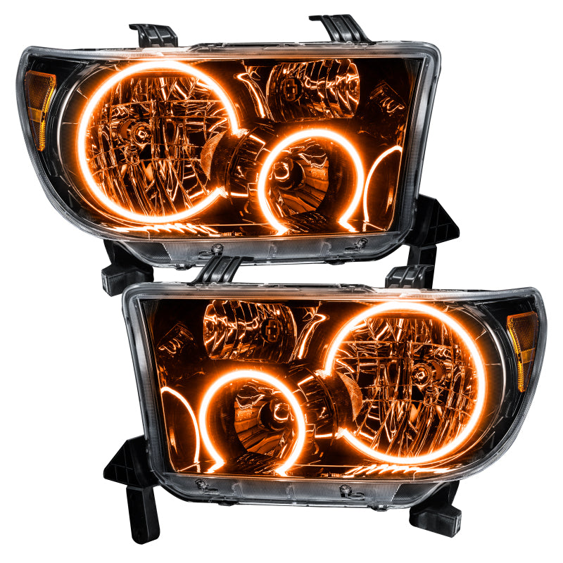 ORACLE Lighting Oracle 07-11 Toyota Tundra Pre-Assembled Headlights - Black Housing - w/ BC1 Controller