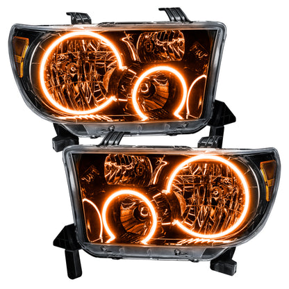 ORACLE Lighting Oracle 07-11 Toyota Tundra Pre-Assembled Headlights - Black Housing - w/ BC1 Controller