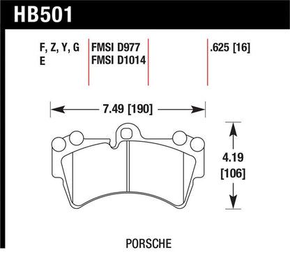 Hawk Performance Hawk 07-10 Audi Q7 3.6L/4.2L / 03-07 Porsche Cayenne 4.5L / 04-07 VW Touareg Performance Ceramic Str